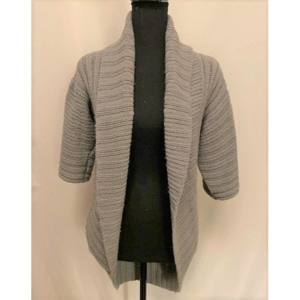90s Weather Vane gray shrug cardigan sweater
